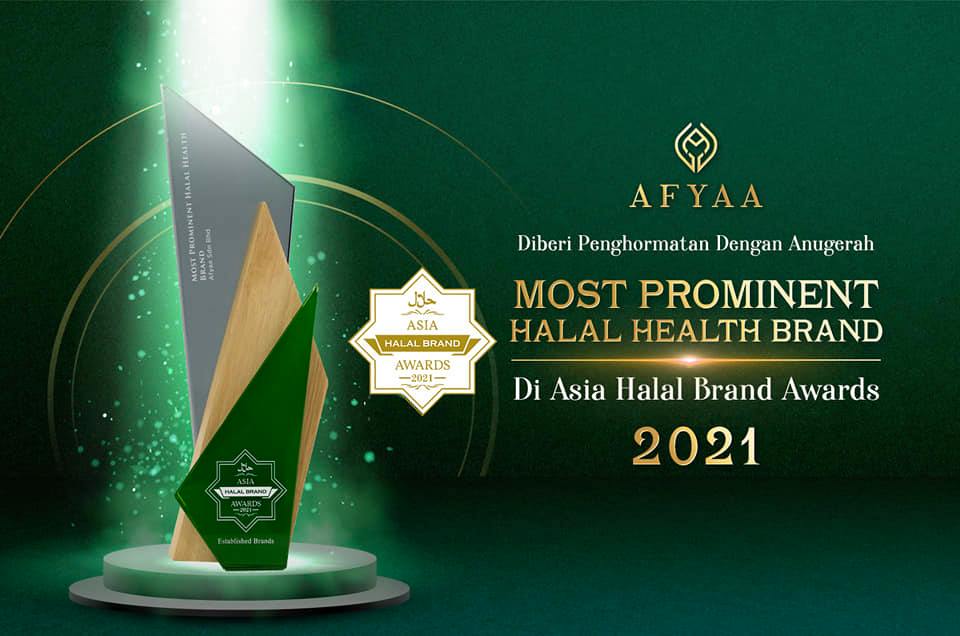 Asia Halal Brand Awards 2021 Afyaa Hayyiba - afyaa2u